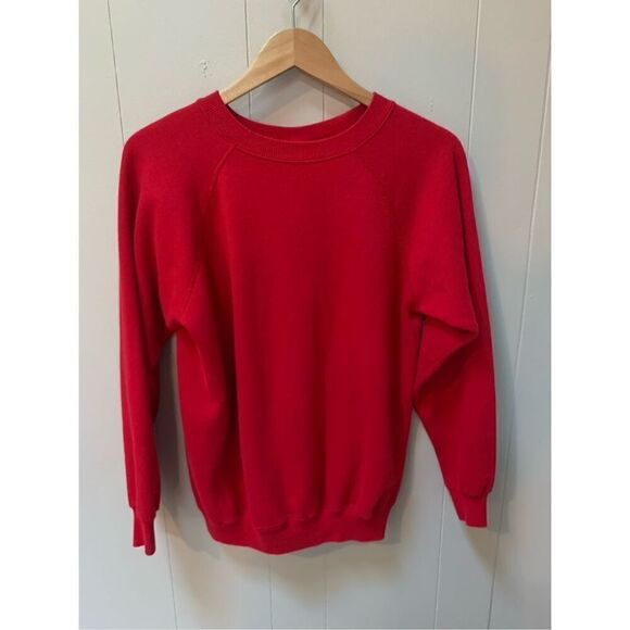 Hanes Sport Red Crewneck Sweatshirt Large - Picture 1 of 5